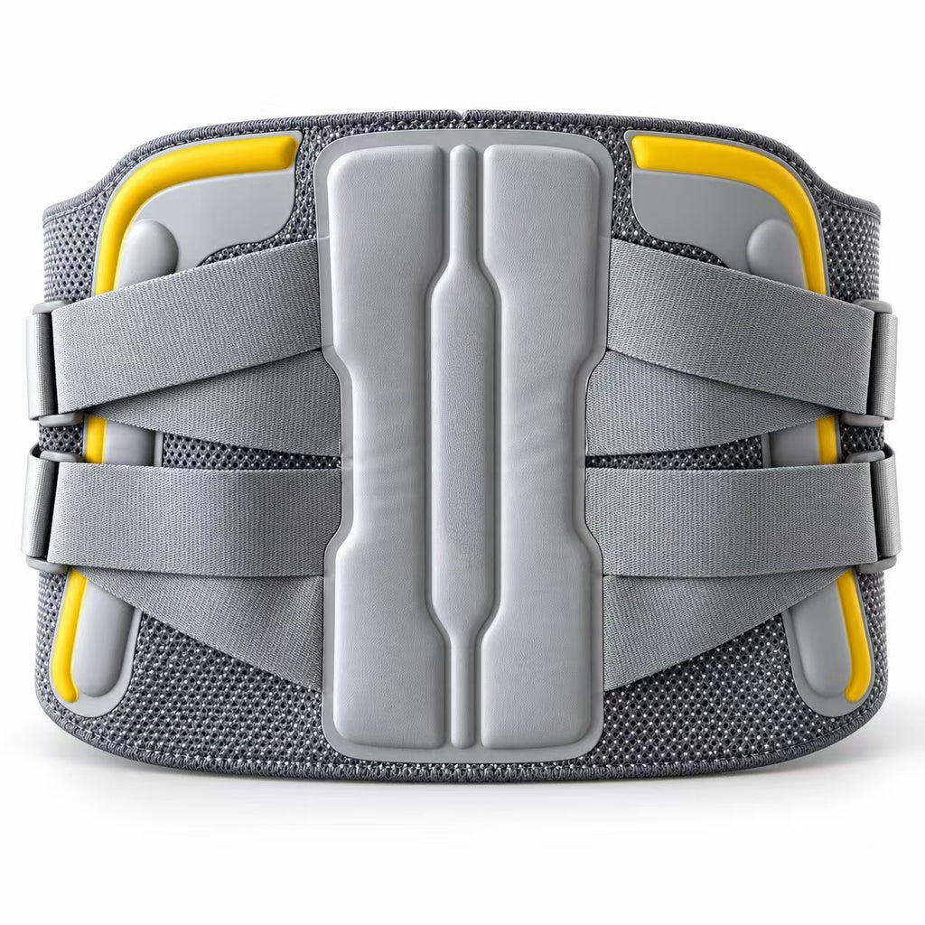 Waist retainer, scientific zoning support, 360 °surround fit, four circular support double pressure belts, lightweight design, comfortable and breathable, effectively relieve low back pain and low back fatigue
