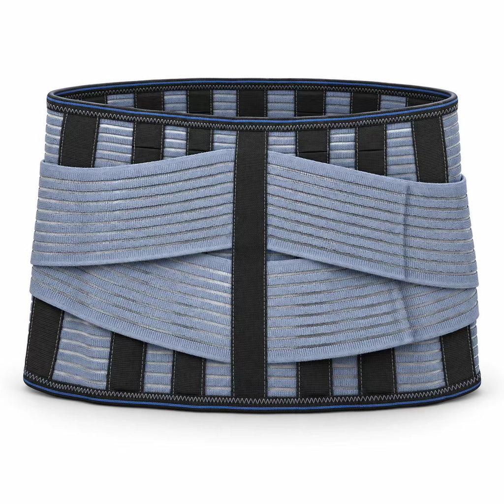 Fishnet breathable belt, four cartilage supports with two layers of pressure belt, uniform force, waist fixed support is more powerful, light and elastic fish silk fabric, comfortable to wear in four seasons