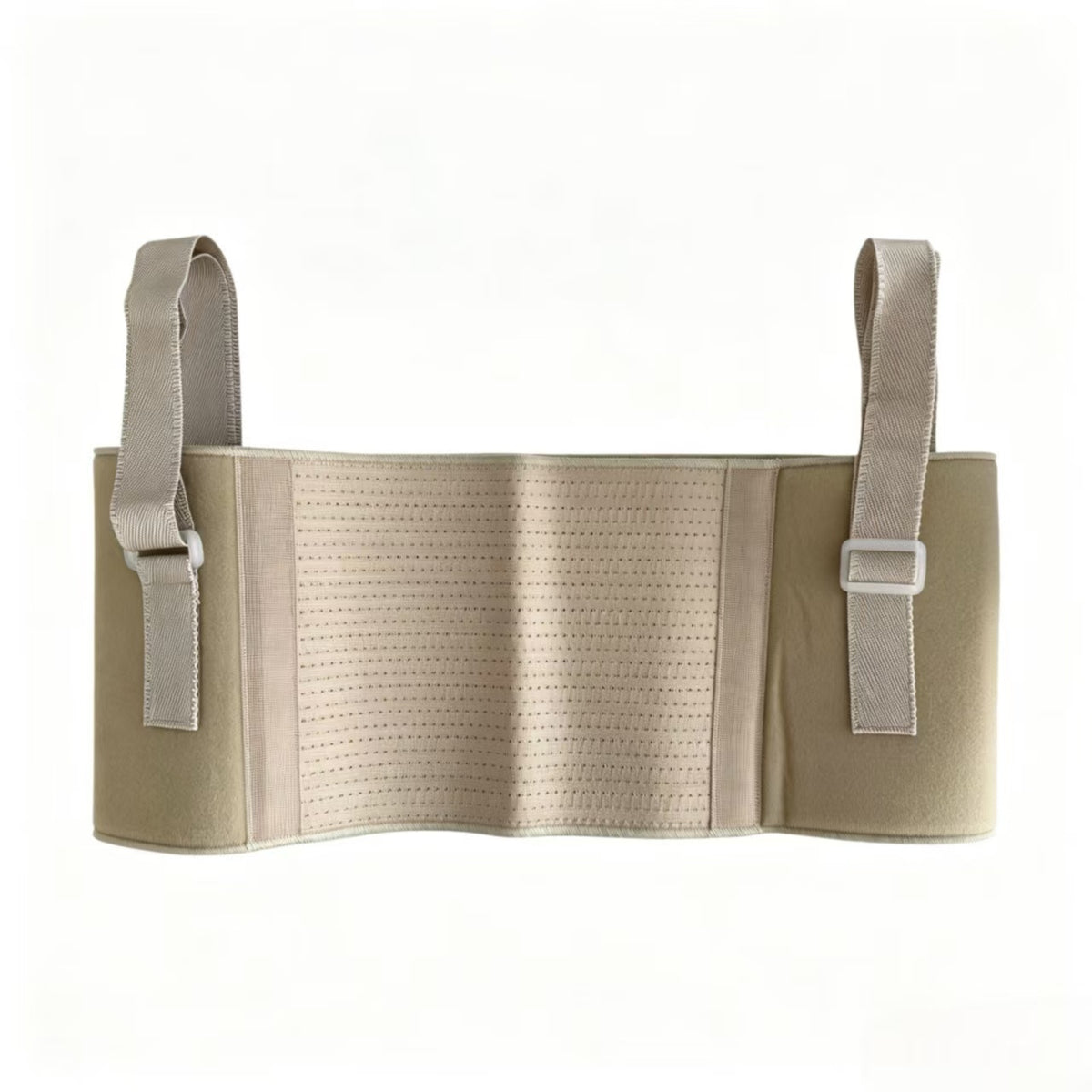 Rib fixing belt, independent pressurized design, armpit arc cutting, reducing friction, elastic shoulder straps, both ends with Velcro patch, can be adjusted as needed, large mesh breathable fabric, soft skin