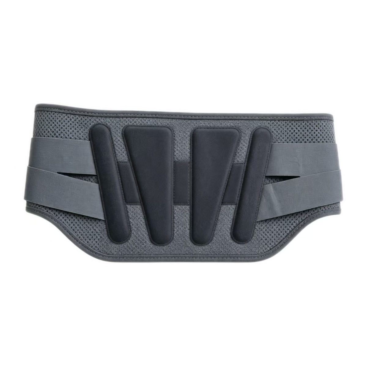 Lumbar spine fixator, thin breathable fever physiotherapy, multi-layer composite structure hot pressing technology, release traction balloon, correct lumbar vertebra, two groups of supporting steel plate, stick and lumbar vertebra curve,