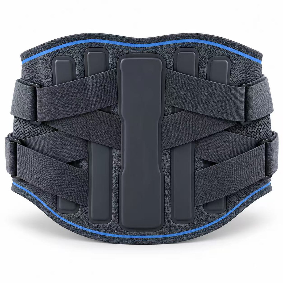 Four pressurized waist fixator, ergonomic S-shaped Radian strong support, five manganese alloy steel plate strong support, four-wheel-drive compression design to stabilize lumbar vertebrae