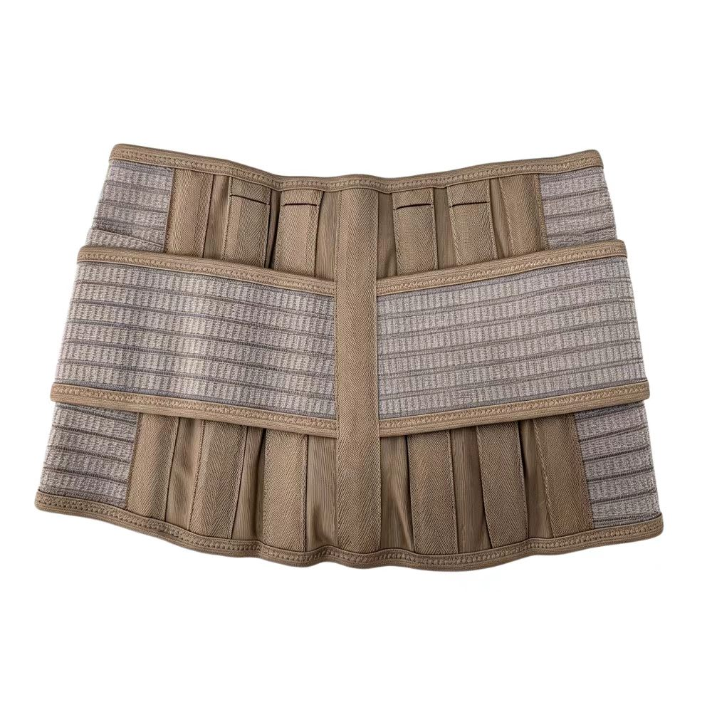High elastic fabric, soft and elastic, comfortable and breathable, no sense of restraint, light and breathable pressurized support, steel plate support, corrective fixation of lumbar vertebrae, can prevent crimping