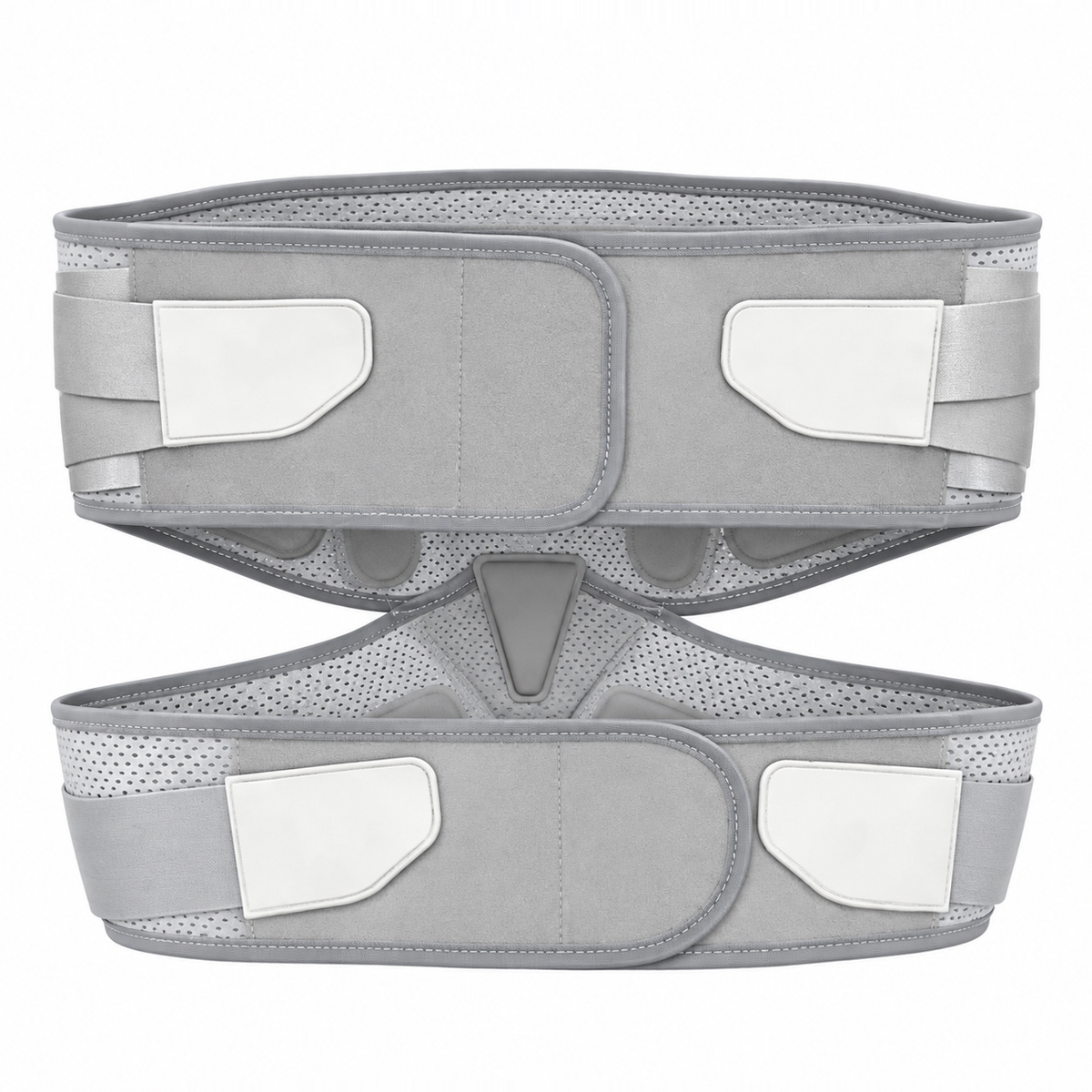 Sacral fixator, upper and lower zones surround compression, fit sacral curve, close to the body without displacement, mesh fabric comfortable, multi-belt adjustment, can adapt to different body types, suitable for multi-group use