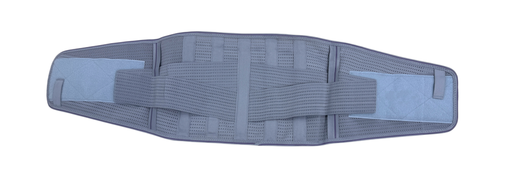 Five curved memory plates, traction fixed lumbar vertebrae, soft and hard suitable will not affect daily activities, add two elastic bands on the side, omni-directional fixed support, promote blood circulation, relieve waist discomfort