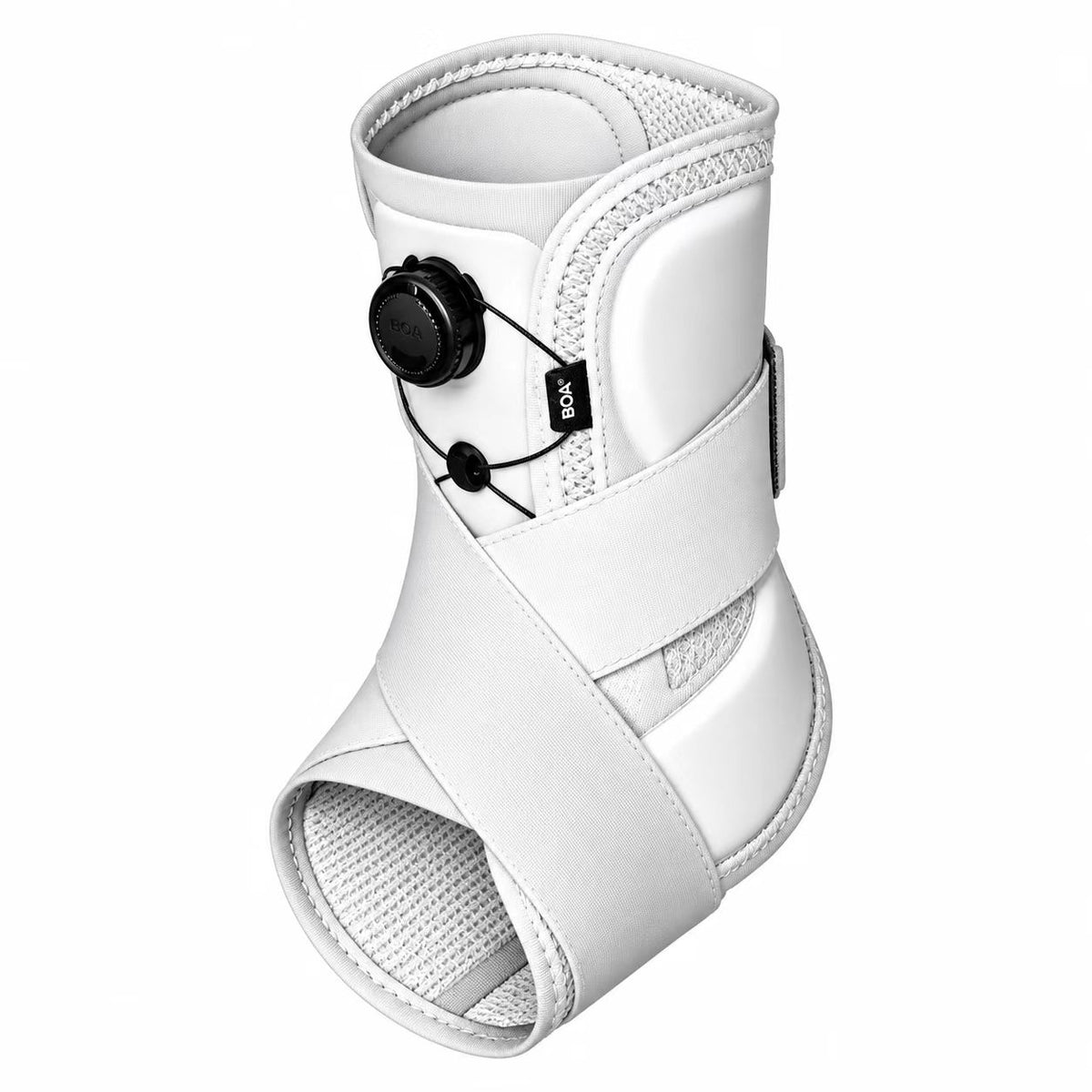 Knob traction ankle fixed brace, knob tie comprehensive stable pressure, knob rotation adjustment pressure, breathable mesh fabric light and comfortable, 8-shaped straps to strengthen ankle fixation, adjustable size, suitable for different ankles