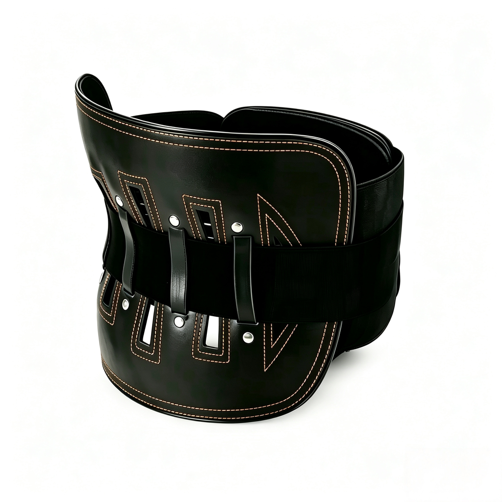 Steel plate belt, leather fabric, durable, dirty and not easy to damage, 360-degree pressure fixing belt, double fixation effect is stronger, more suitable for waist, breathable for men and women throughout the year