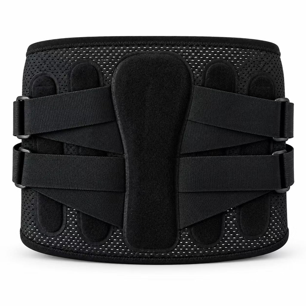 Paskyee Back Brace, Adjustable Knitted Support Belt for Lower Back Pain 7 Support Stays, Bionic System for herniated disc, sciatica, lumbar strain, scoliosis. Ergonomic, breathable, all-day wear.