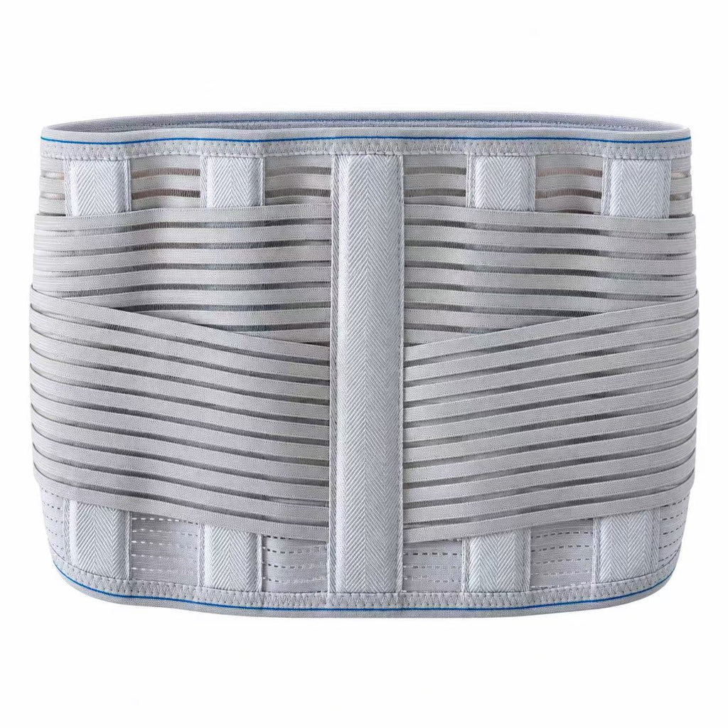 In line with ergonomic design, narrow front and wide back, fit human physiological curve, enhance support, light and thin mesh comfortable and breathable, five cartilage support, disperse waist pressure