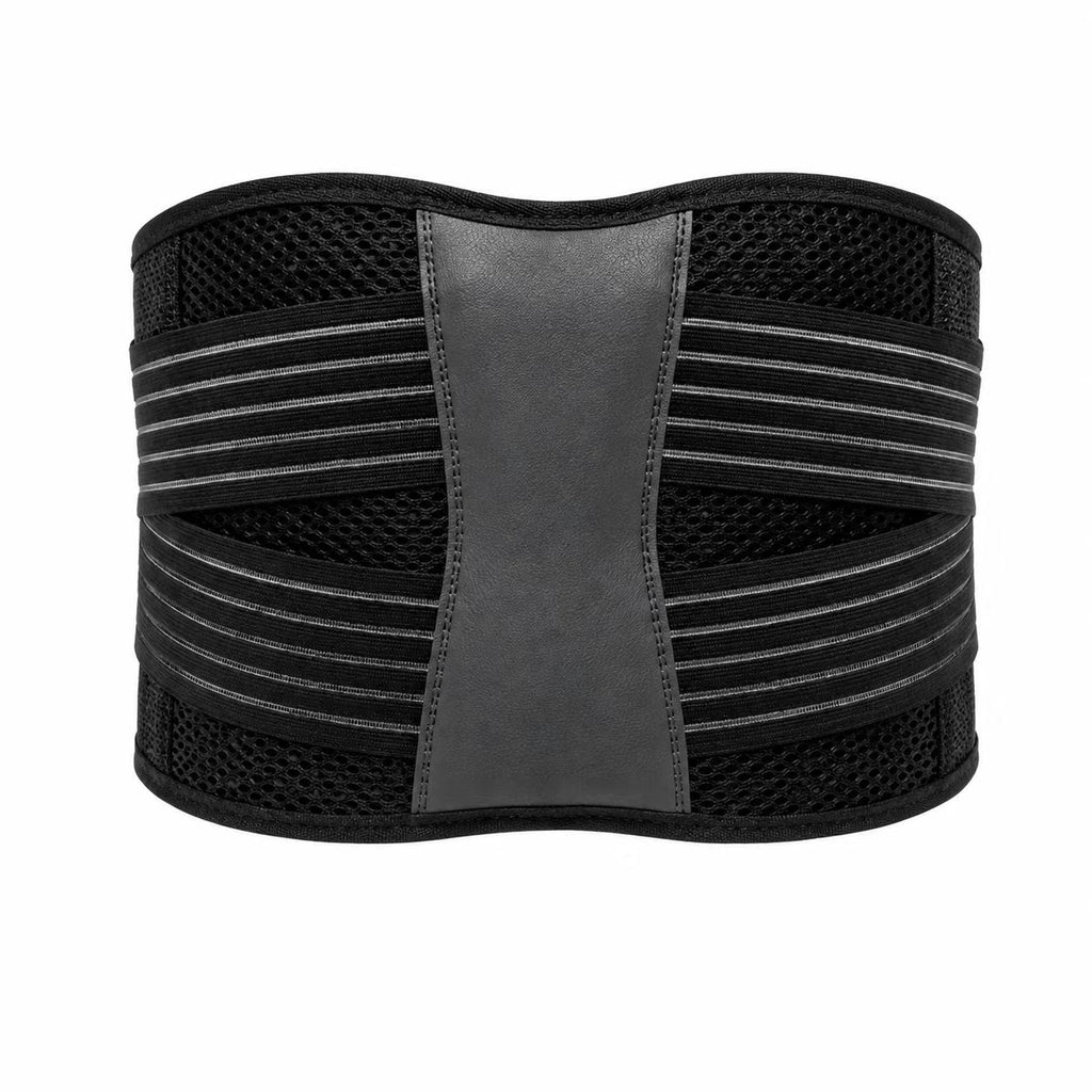 Breathable support belt, equipped with anti-skid particles, plus pelvic pad, fixed fit random movement without displacement, built-in soft and hard double support, balanced partial pressure to assist waist force