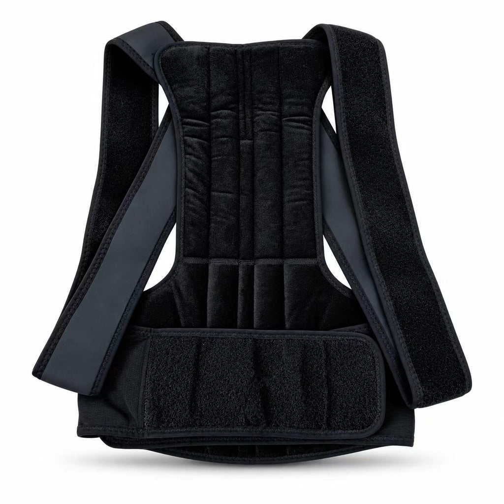 Upgraded posture belt, strong Velcro, strong adhesion to prevent falling off, paste area can be freely adjusted, back front sandwich mesh comfortable and breathable, north reverse velvet fabric soft and anti-strangulation
