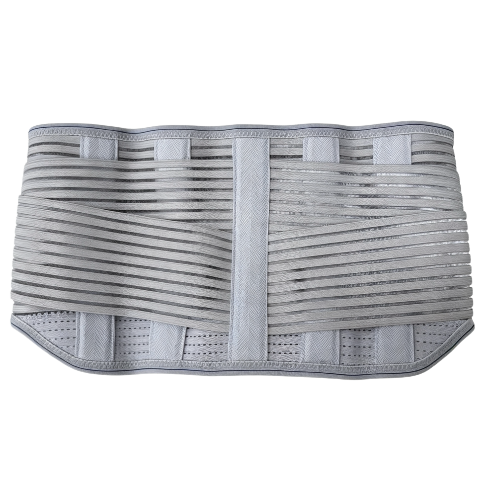 In line with ergonomic design, narrow front and wide back, fit human physiological curve, enhance support, light and thin mesh comfortable and breathable, five cartilage support, disperse waist pressure