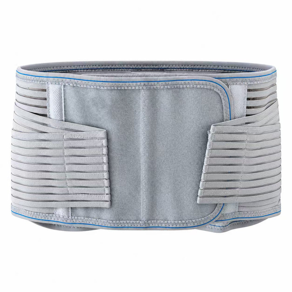 In line with ergonomic design, narrow front and wide back, fit human physiological curve, enhance support, light and thin mesh comfortable and breathable, five cartilage support, disperse waist pressure
