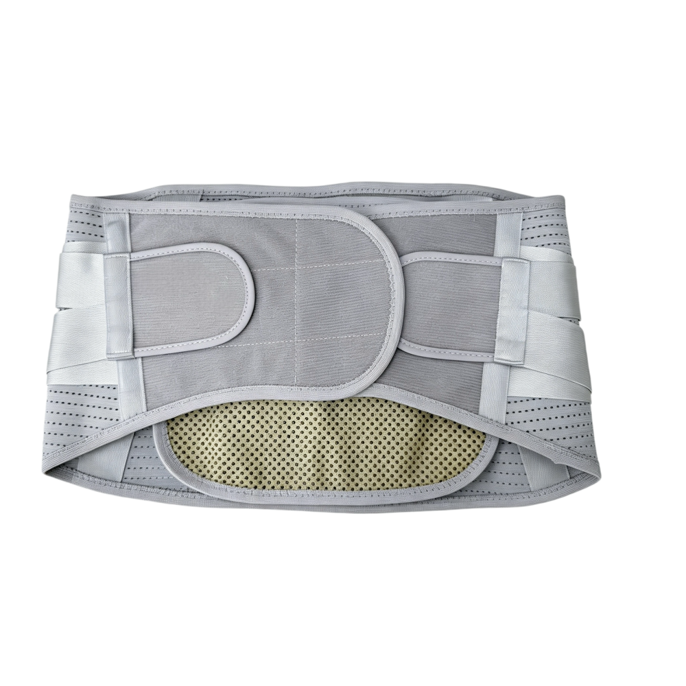 Waist protection zone directional support, double pressurized H-shaped steel plate strong support, effectively relieve spinal pain, medical mesh cloth comfortable and breathable, soft and hard support, waist protection is more in place